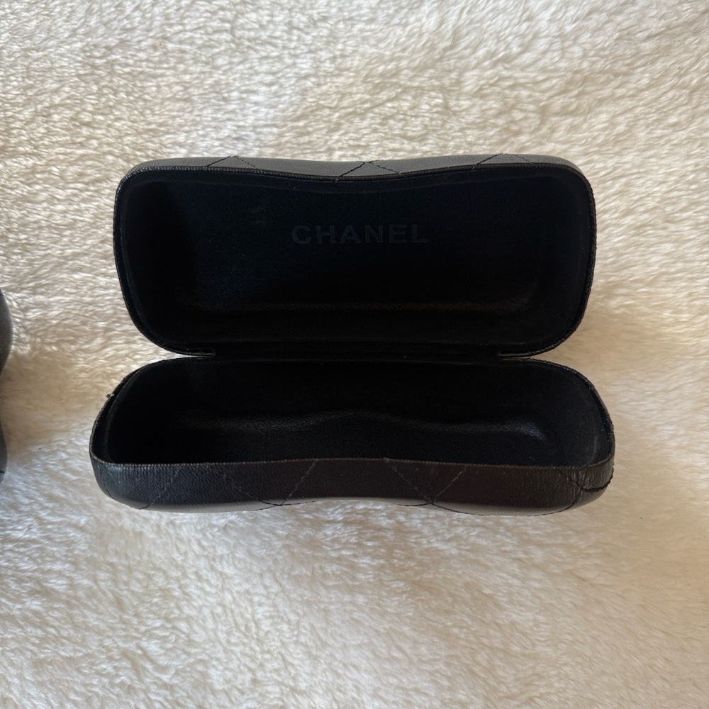 Black Chanel Quilted Eyeglass Cases - Picture 5 of 9